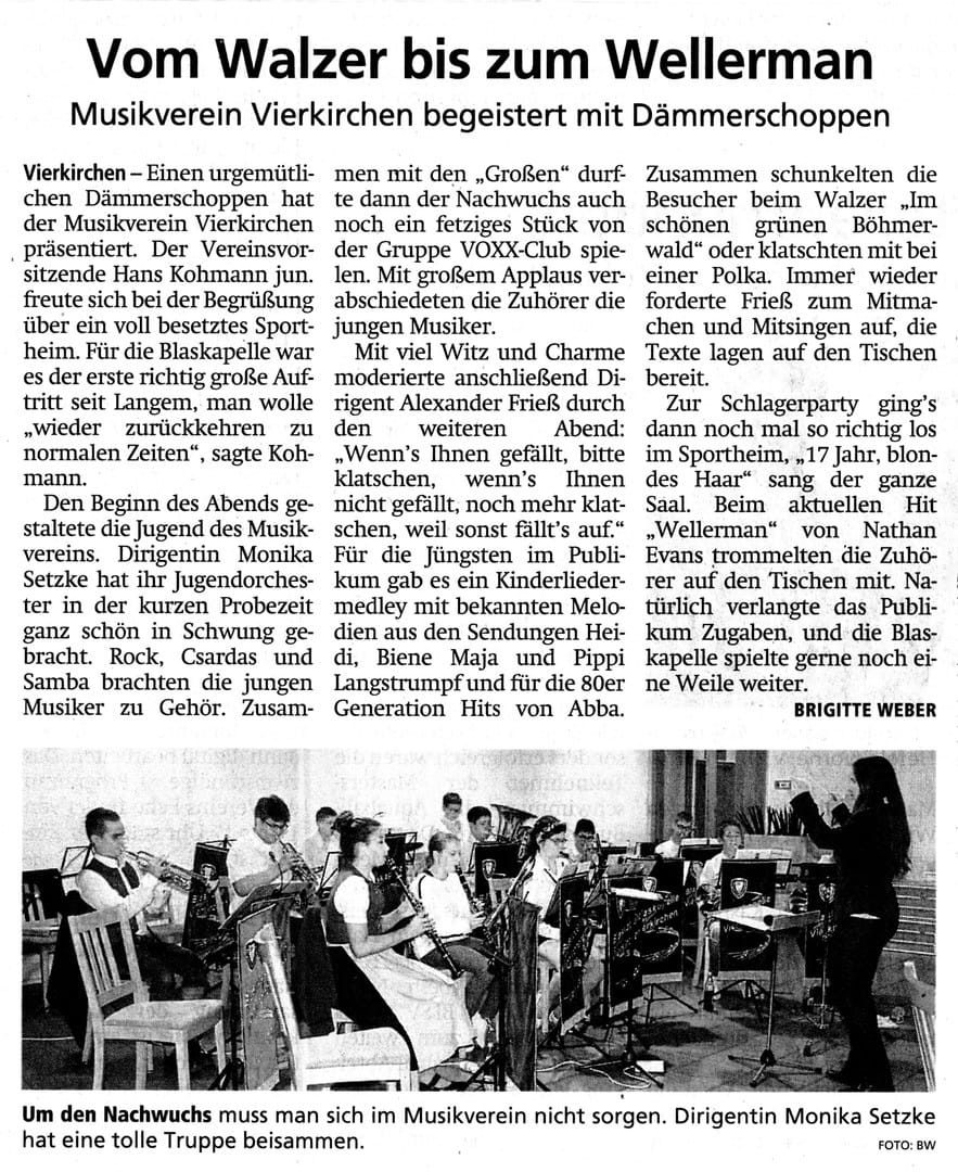 Musikalischer Dämmerschoppen - 16.10.2021