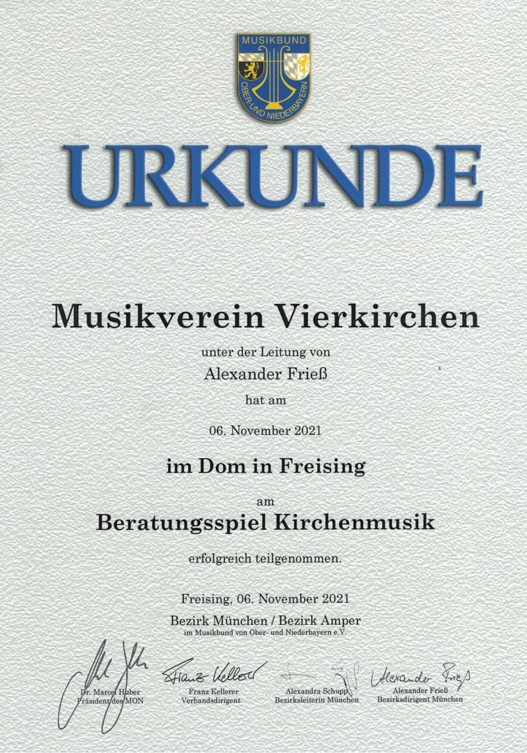 Beratungsspiel 2021 im Dom in Freising