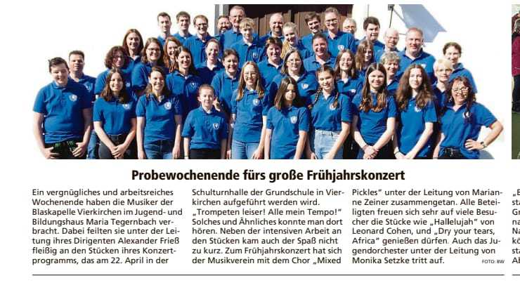 Probenwochenende 2023